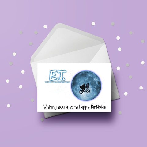E.T. The Extra-Terrestrial Birthday Card 02