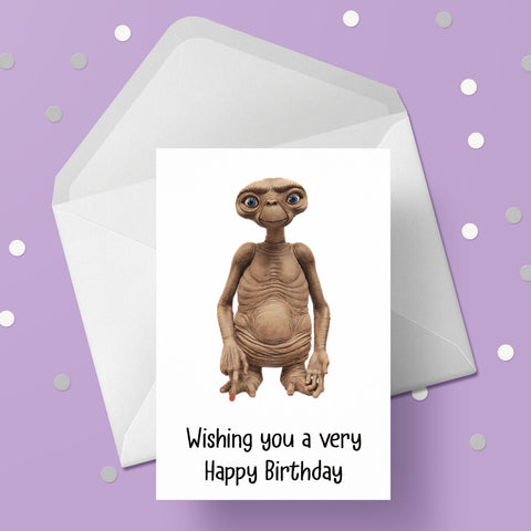 E.T. The Extra-Terrestrial Birthday Card 03