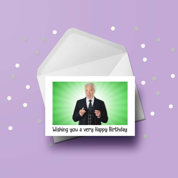 Tom Jones 01 Birthday Card – the caker online