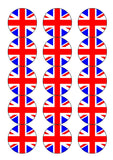 Union Jack UK Flag Edible Icing Cake Topper