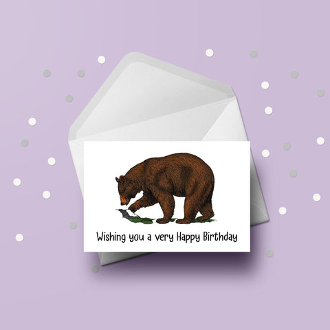 Bear Birthday Card