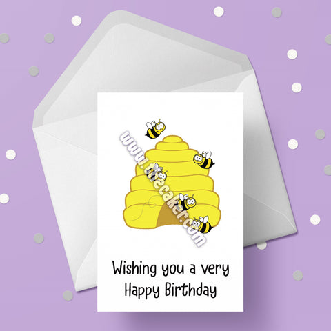 Bee / Bees Birthday Card