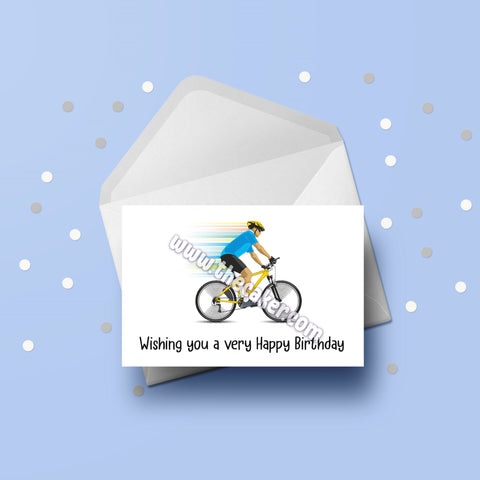 Bicycle 02 Birthday Card