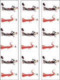 Art Deco Lady 02 Edible Icing Cake Topper or Ribbon