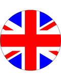 Union Jack UK Flag Edible Icing Cake Topper