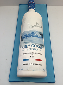 Grey Goose Vodka Label Edible Icing Topper 02 – the caker online