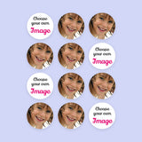15 x 2" Edible Icing Cupcake Toppers with your own image