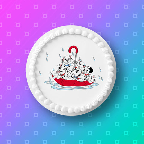 101 Dalmatians 01 Edible Icing Cake Topper