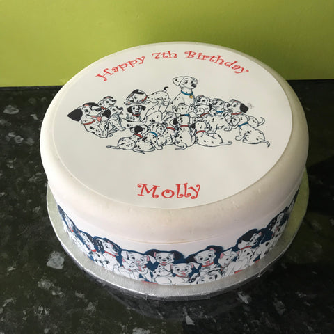 101 Dalmatians 02 Edible Icing Cake Topper