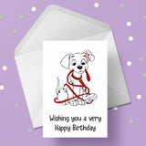 101 Dalmatians 03 Birthday Card