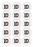 One Direction 1D Edible Icing Cake Topper 01