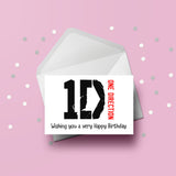 One Direction / 1D 01 Edible Icing Cake Topper