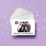 One Direction / 1D 05 Birthday Card