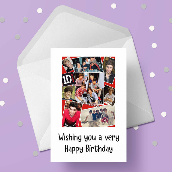 One Direction / 1D 06 Birthday Card