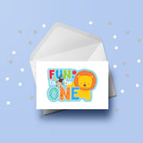 01 1st Birthday 02 Birthday Card for Boys - Fun to be one