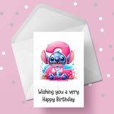 02 2nd Birthday 05 Birthday Card with Stitch