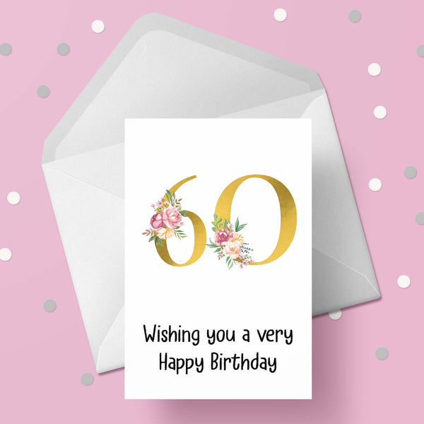 60th Birthday Card 03