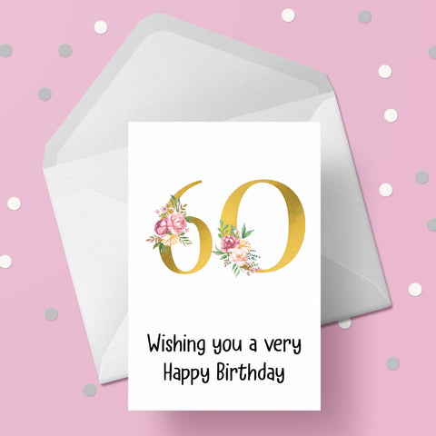 60th Birthday Card 03