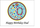 70th Birthday Edible Icing Cake Topper or Ribbon (05)