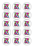 The 80's Edible Icing Cake Topper 01 - The Eighties
