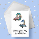 91st Birthday Car Card