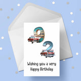 92nd Birthday Car Card