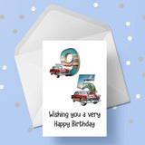 95th Birthday Car Card