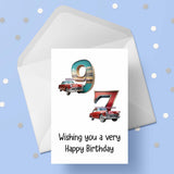 97th Birthday Car Card