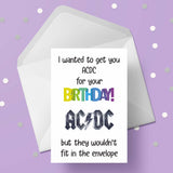 ACDC Funny Birthday Card