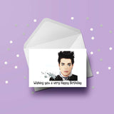 Adam Lambert 02 Edible Icing Cake Topper or Ribbon