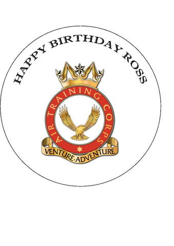 Air Cadets Edible Icing Cake Topper or Ribbon