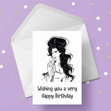 Amy Winehouse 01 Birthday Card
