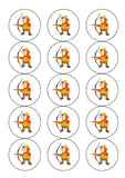 Archery / Archer 01 Edible Icing Cake Topper or Ribbon