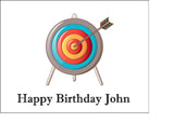 Archery / Archer 02 Edible Icing Cake Topper or Ribbon