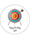 Archery / Archer 02 Edible Icing Cake Topper or Ribbon