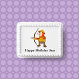 Archery / Archer 01 Edible Icing Cake Topper or Ribbon