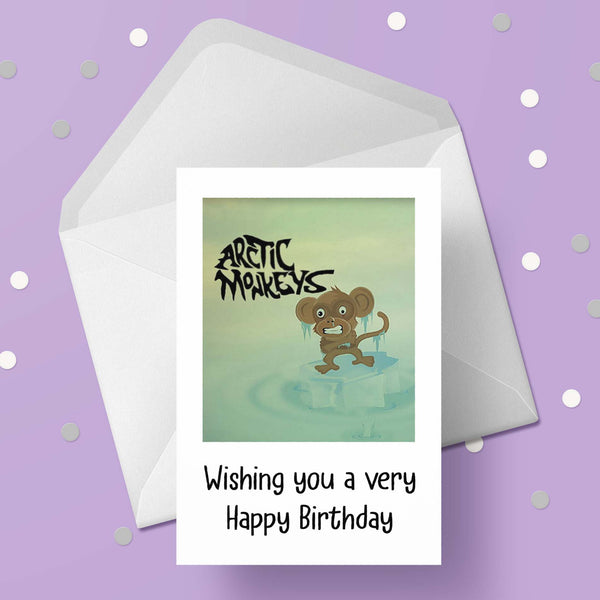 Arctic Monkeys 02 Birthday Card