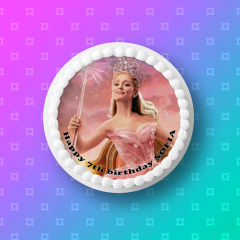 Ariana Grande 07 Edible Icing Cake Topper or Ribbon