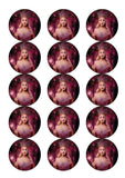 Ariana Grande 08 Edible Icing Cake Topper or Ribbon