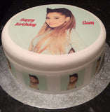 7.5" Round Edible Icing Cake Topper with your own image