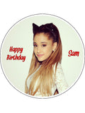 7.5" Round Edible Icing Cake Topper with your own image
