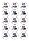 Army Edible Icing Cake Topper or Ribbon - Be The Best
