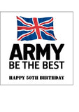 Army Edible Icing Cake Topper or Ribbon - Be The Best