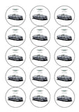 Aston Martin Car 02 Edible Icing Cake Topper or Ribbon