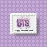 BTS Edible Icing Cake Topper or Ribbon 02