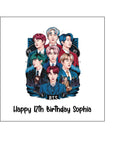 BTS Edible Icing Cake Topper or Ribbon 05