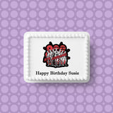 BTS Edible Icing Cake Topper or Ribbon 07