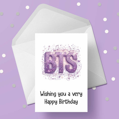 BTS Birthday Card 02