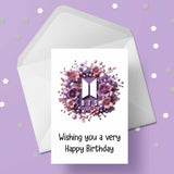 BTS Birthday Card 04