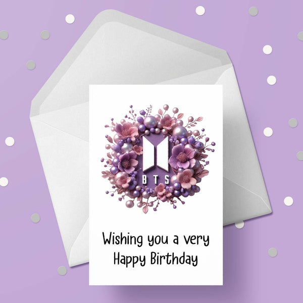 BTS Birthday Card 04